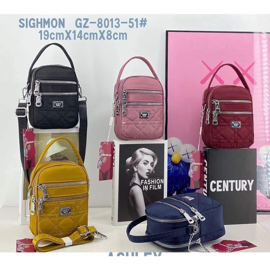 Tas selempang Sighmon GZ 8013-50/51 Terbaru. Tas Wanita Tas Slempang Wanita Tas Sighmon Kanvas Terbaru Bisa bayar ditempat.!!!