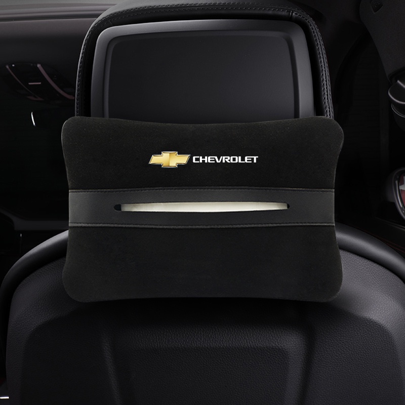 Tas Penyimpanan Tisu Bahan Suede Untuk Dekorasi Interior Mobil Chevrolet Onix Prisma Tracker S-10