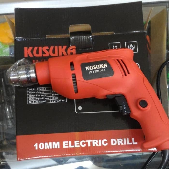 PROMO KUSUKA MESIN BOR LISTRIK KUSUKA BY FUJIYAMA KR-60 10MM-ELECTRIC DRILL - Mesin Bor Kusuka KR-60