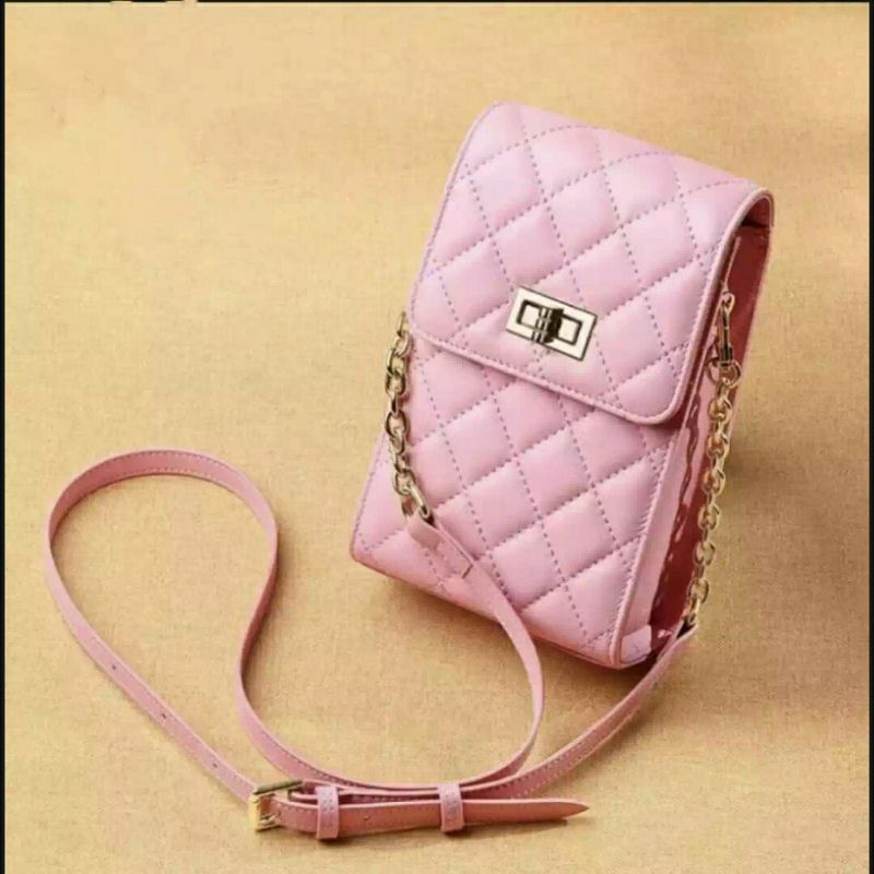 pocket bolso wanita kekinian terbaru bisa muat hp kosmetik