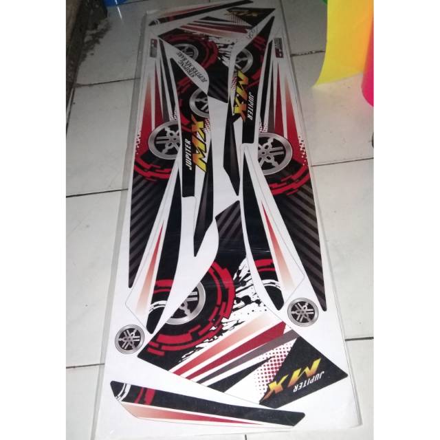 Sticker variasi jupiter mx new logo yamaha