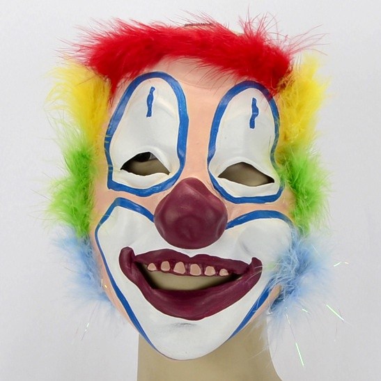 TOL-60 topeng latex badut clown pesta halloween prank toy mask