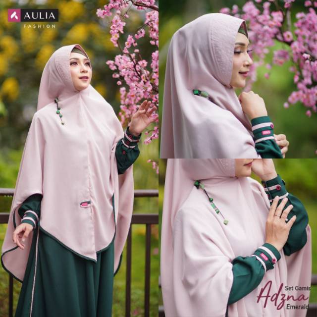 TERBARU AULIA ADZNA EMERALD / GAMIS Syar'i AULIA / AULIA FASHION