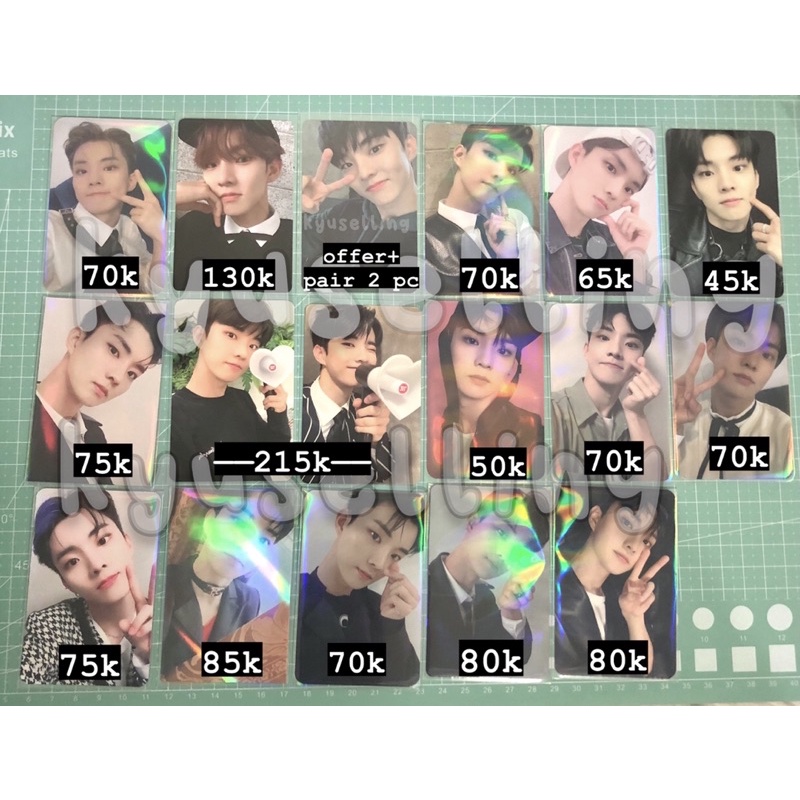 The Boyz Photocard Q Changmin Azit Reveal Moon Wolf Chase Dreamlike Real Pouch Lightstick DMC MMT WI