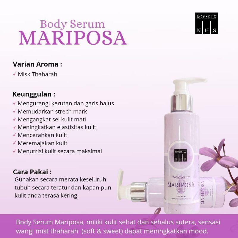 Body Serum Mariposa ny Komsetix NHS
