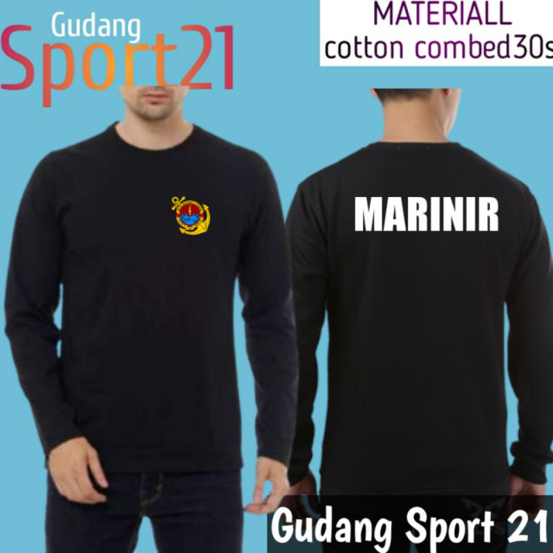 kaos baju lengan panjang marinir kaos marinir