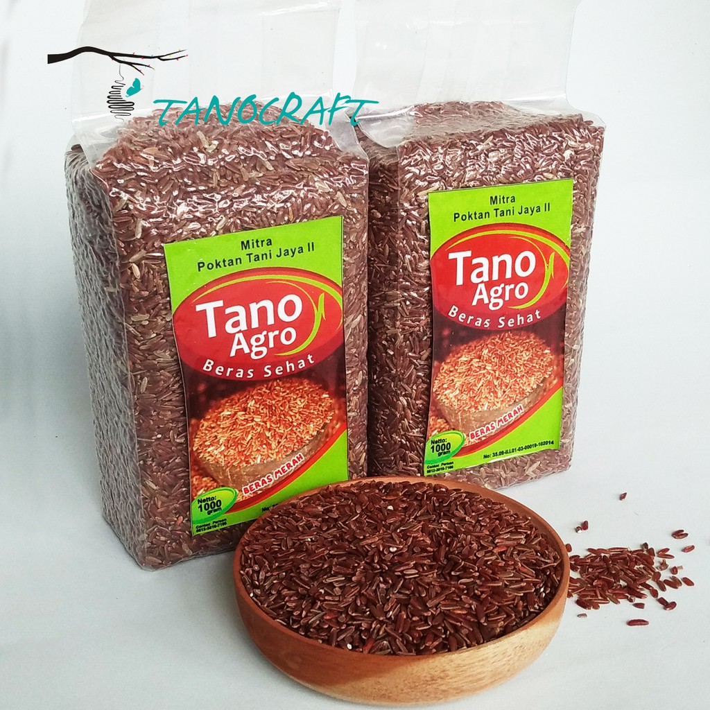 

Beras Merah Tanoagro Beras Rendah Gula 1 kg