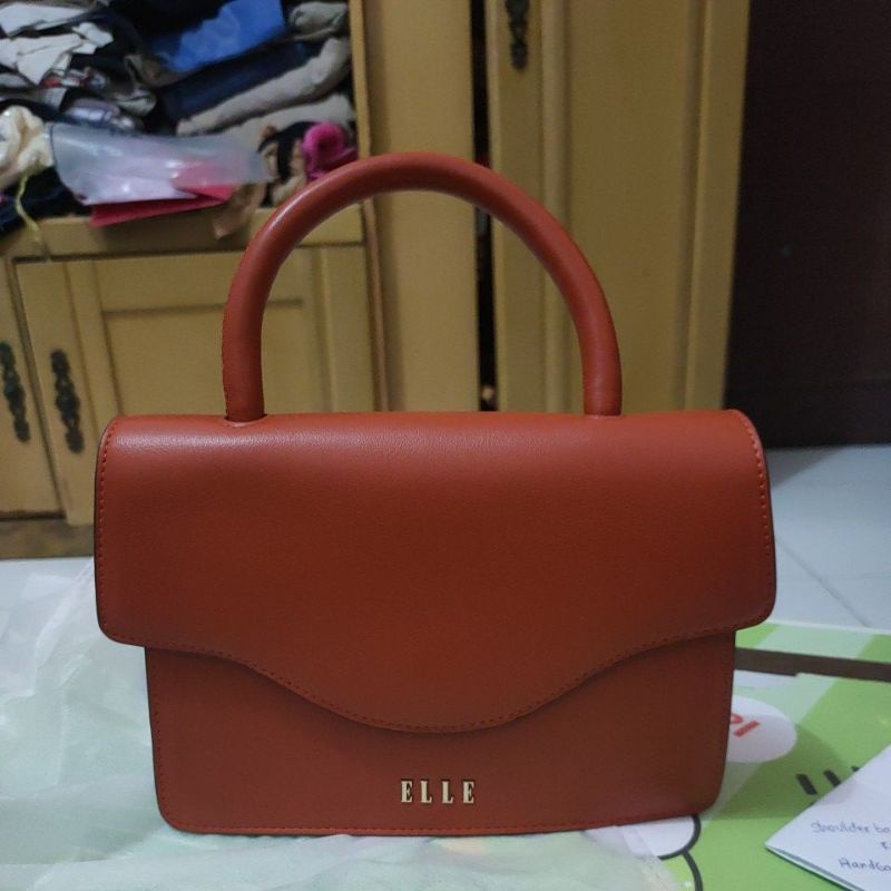 ORI ELLE handbag - rouge ( tas tangan , tas selempang )