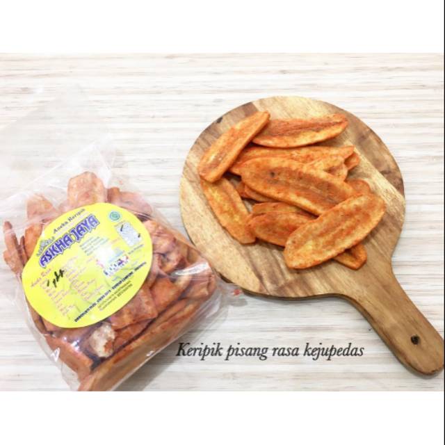 

keripik pisang rasa keju pedas oleh oleh lampung