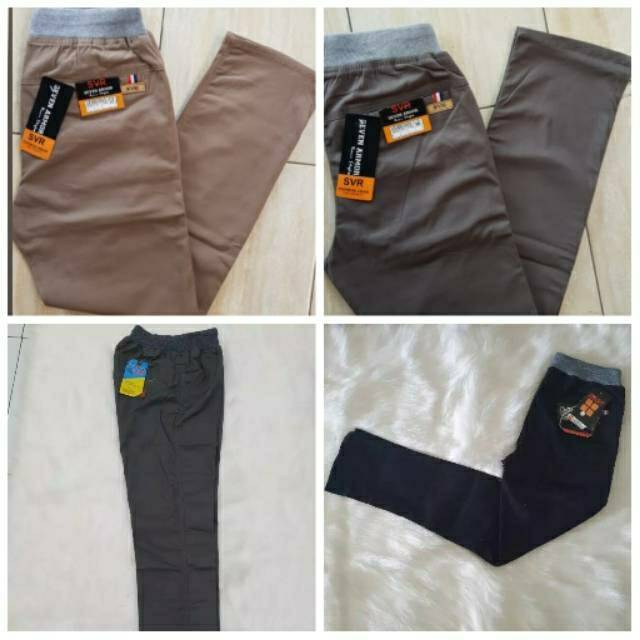 Celana Anak Chino Panjang Melar Twill Stretch