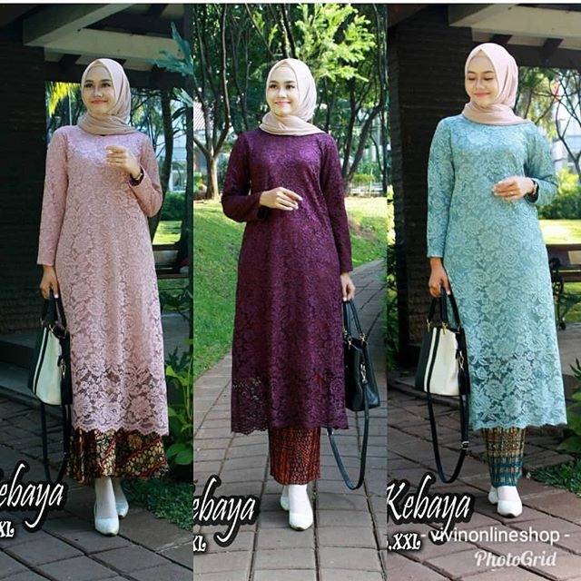  Kebaya  brokat tunik  kebaya  syari kebaya  muslim kebaya  