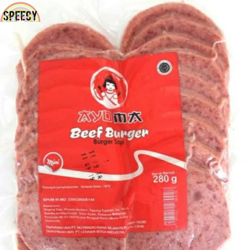 

Ayoma beef burger 280g