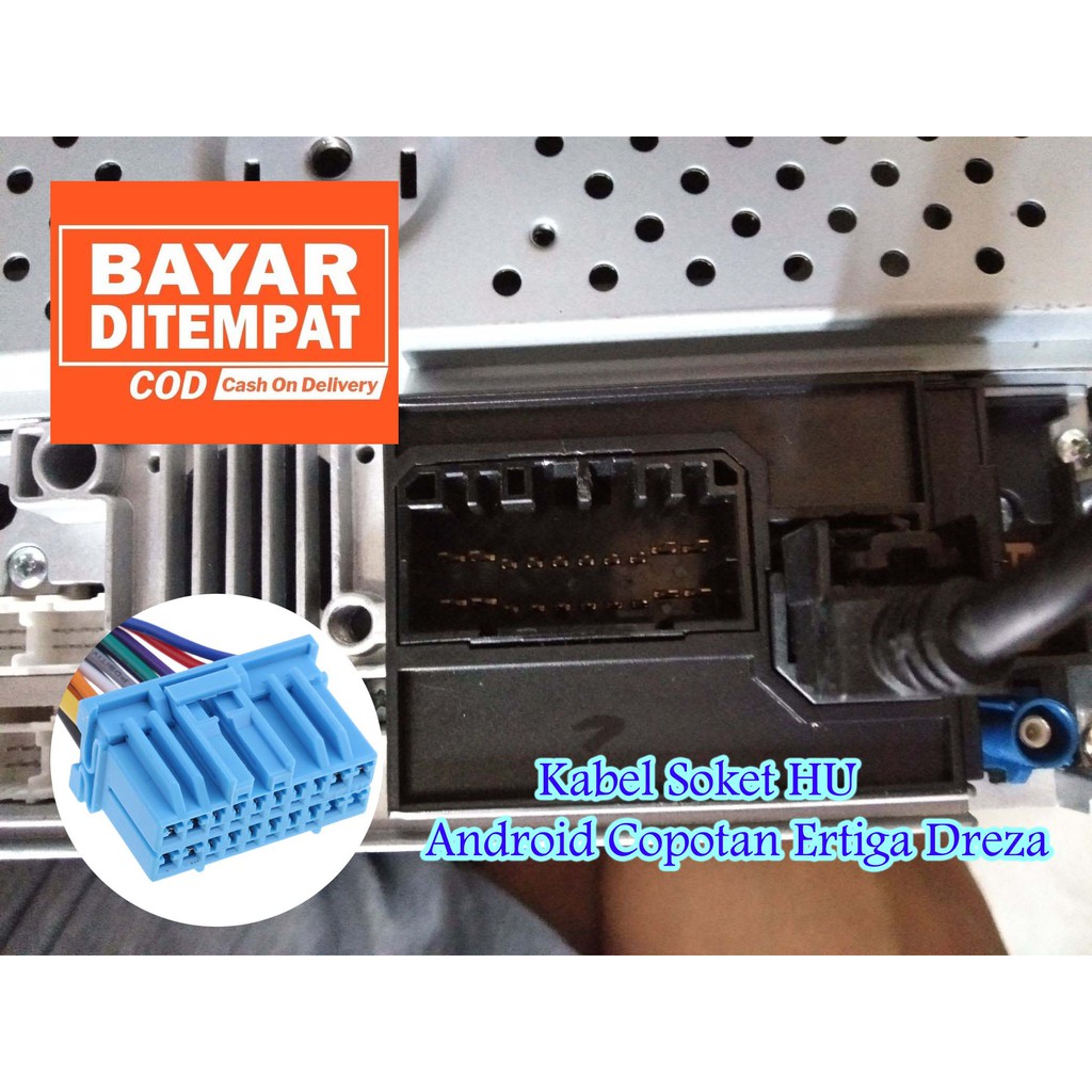 Kabel Head Unit Soket Suzuki untuk HU Android Copotan Suzuki Ertiga Dreza 20 pin