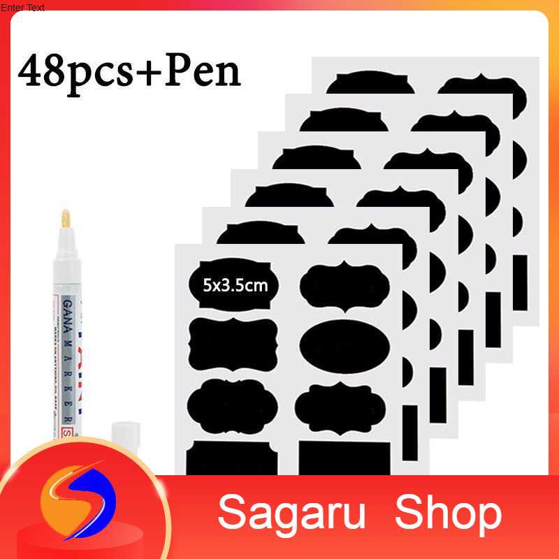 

Sagaru ALLOYSEED Stiker Label Blackboard Papan Tulis Removable 5 PCS - TH002