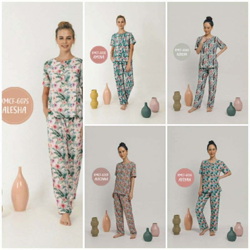 Setelan piyama Kuda Mas Couture seri pastel