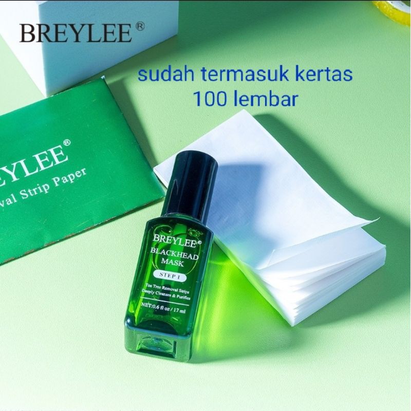 STEP 1 BREYLEE BLACKHEAD MASK PEEL OFF MASKER KOMEDO 17ML 100 LEMBAR 100% ORIGINAL