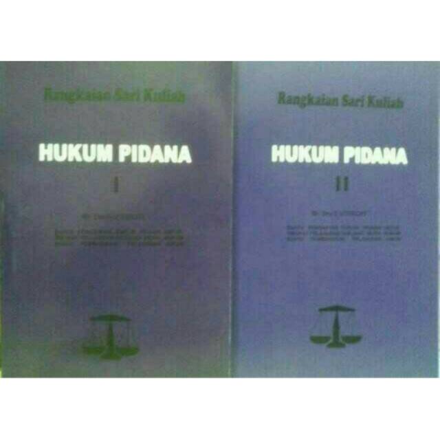 Jual Buku Hukum Pidana Jilid Rangkaian Sari Kuliah By Mr Drs E Utrecht Indonesia