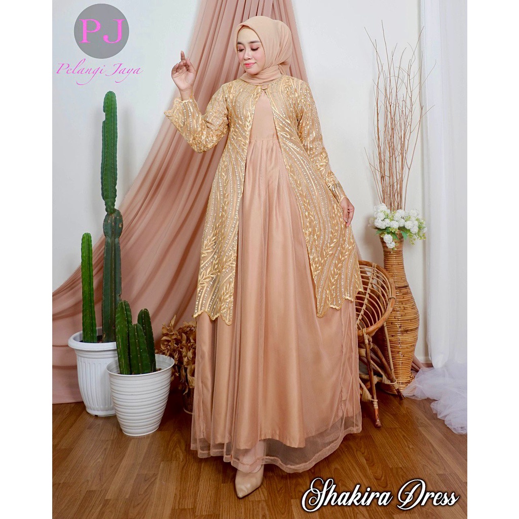 Dress Kebaya Outer Kharisma/ Dress kebaya pesta kondangan model outer/ dress kebaya mewaH mega binta