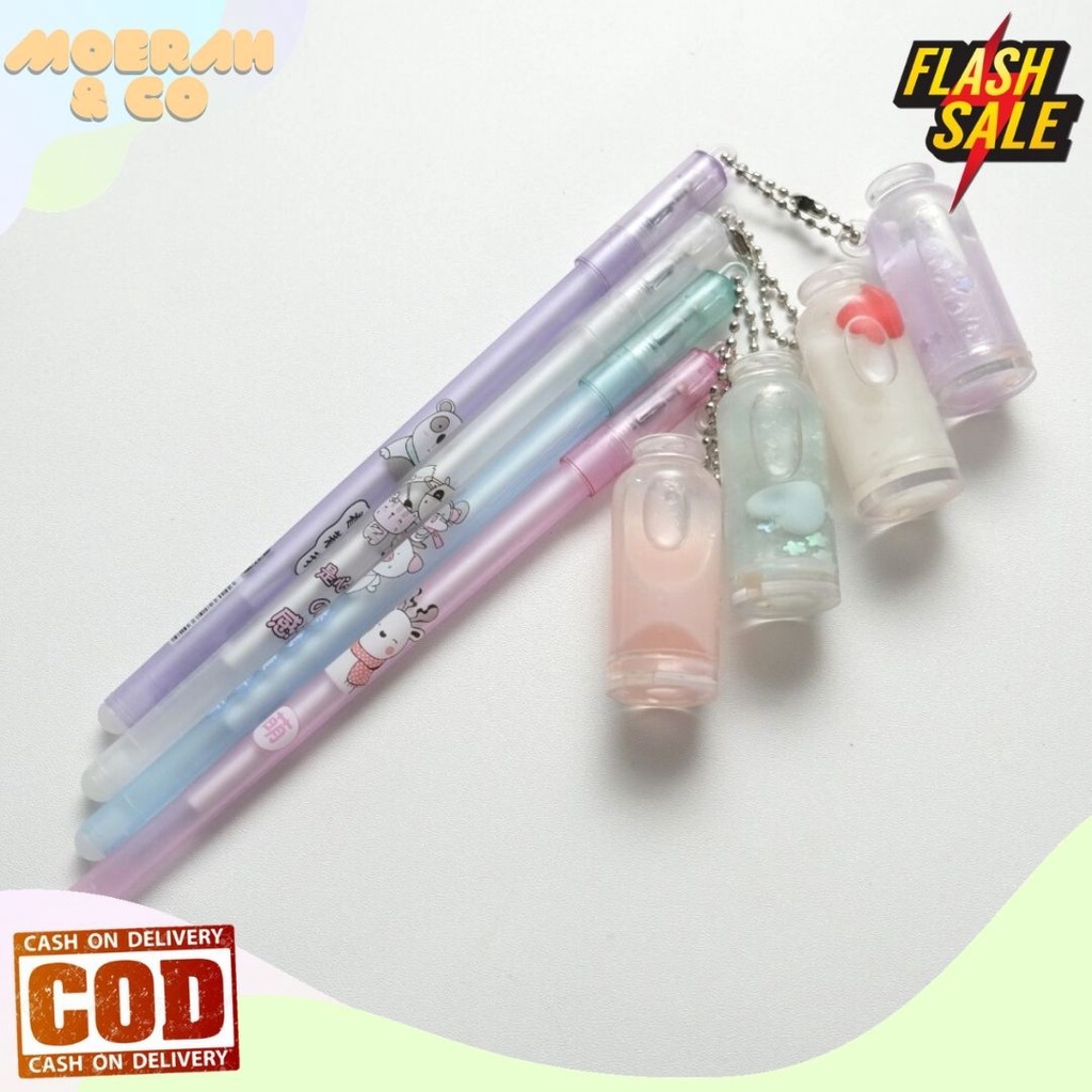 

BOLPEN PENA PULPEN GEL GANTUNGAN BOTOL SUSU PEN KARAKTER BOTOL SUSU BULPEN LUCU ATK MURAH COD