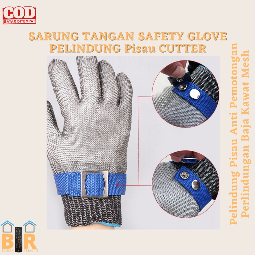 Sarung Tangan Anti Pisau Gores Benda Tajam Anti Bacok / SARUNG TANGAN SAFETY GLOVE