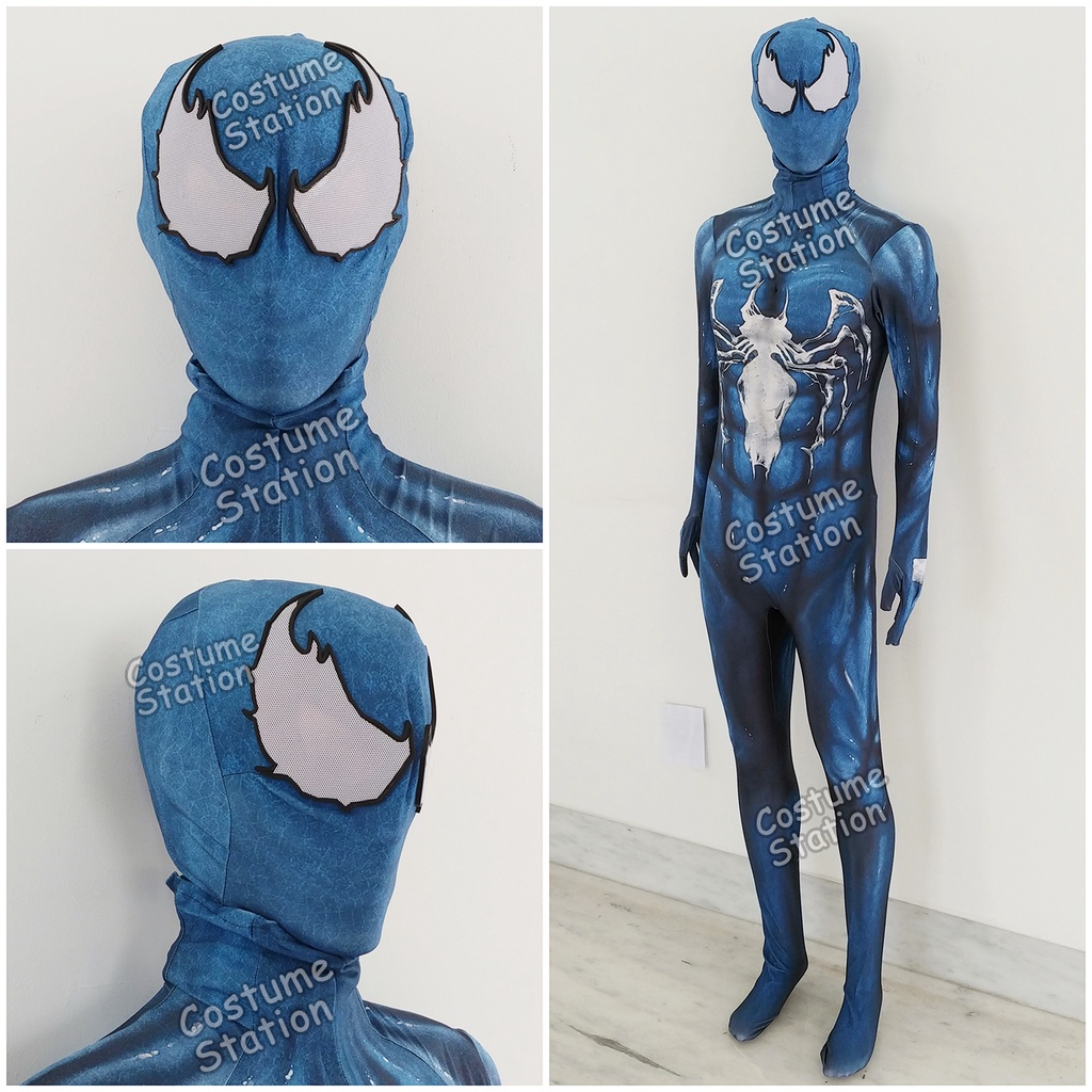 Kostum Venom / Costume Spiderman Symbiote Marvel pria dewasa