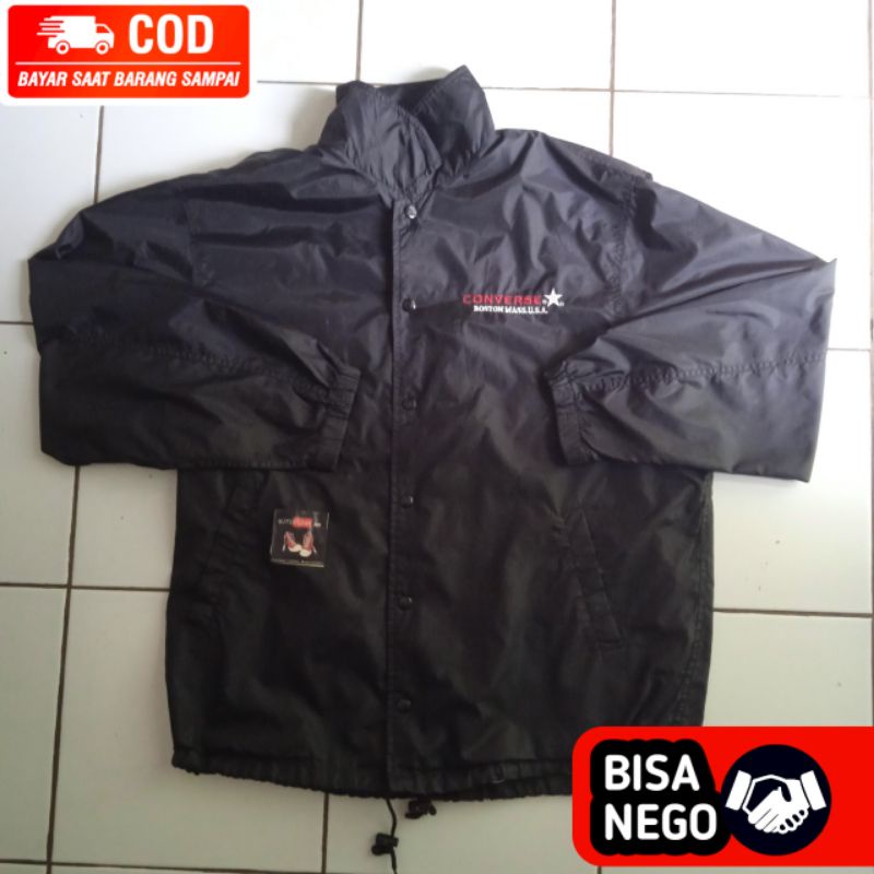 JAKET COACH CONVERSE SECOND ORIGINAL/CONVERSE ORIGINAL SECOND/JAKET COACH PRELOVED