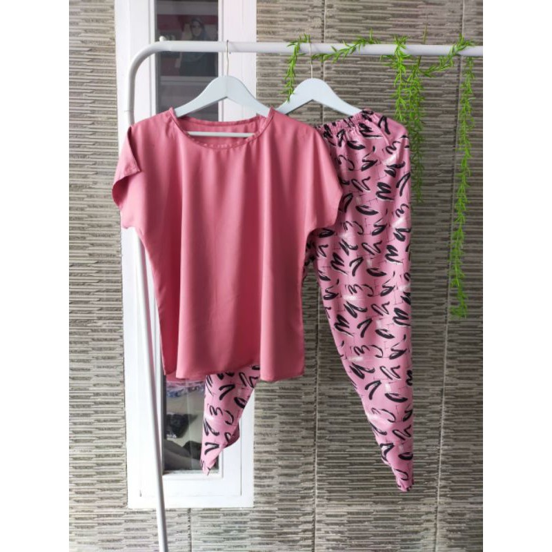 setcel panjang/oneset pendek wanita