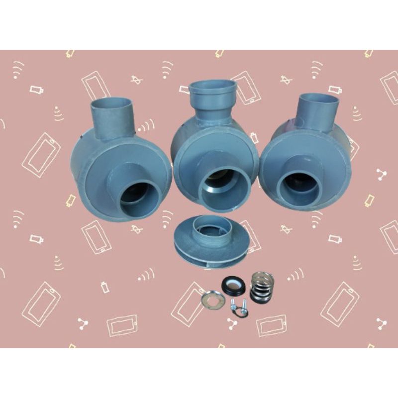 Alkon PVC Pompa Modifikasi Untuk Sanyo panasonic dan nasional