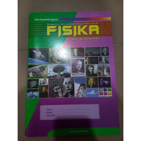 buku FISIKA SMA kelas 12 / XII BPK PENABUR Jakarta