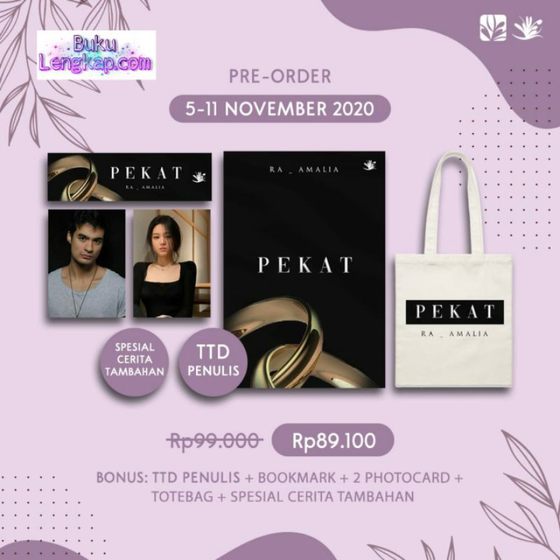 buku novel PEKAT - Ra_Amalia original