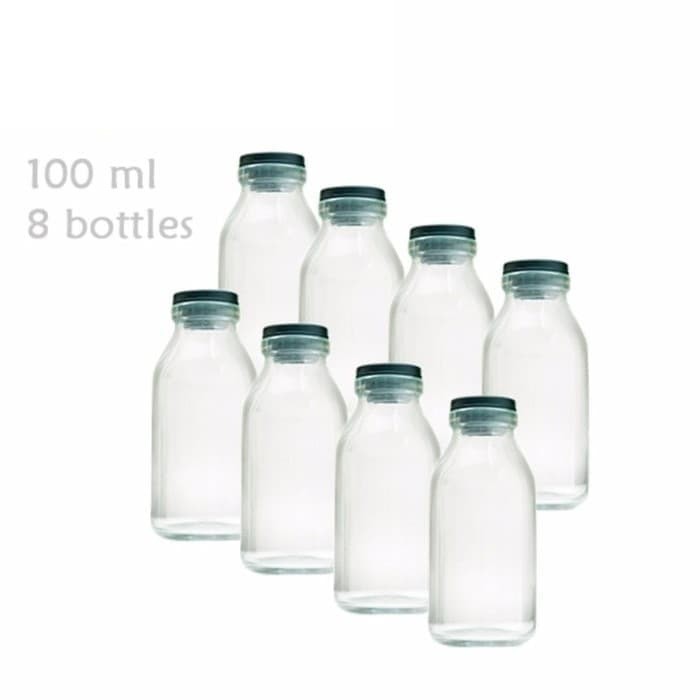 Bossi Botol Kaca Penyimpan ASI Isi 8 Pcs