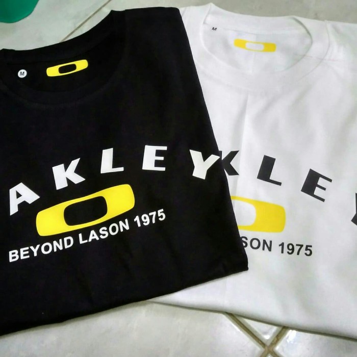 kaos t-shirt pria Bigsize 5xl 6xl Oakley warna