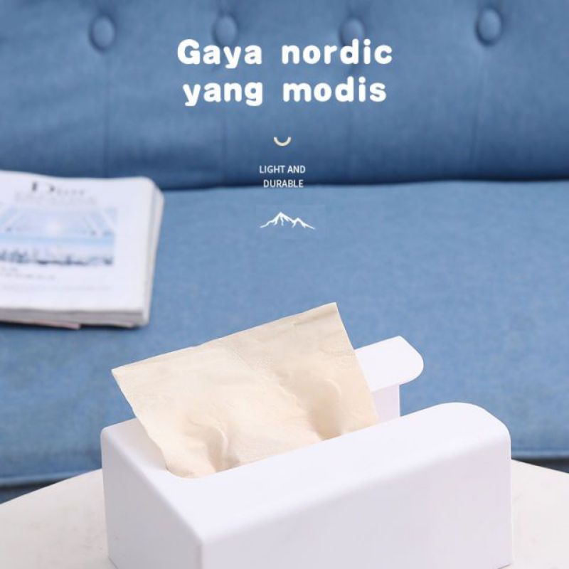 [MURAH] kotak tissue tempat tisu tempel gantung tempat tissue gantung  tempel 1pc ORIGINAL