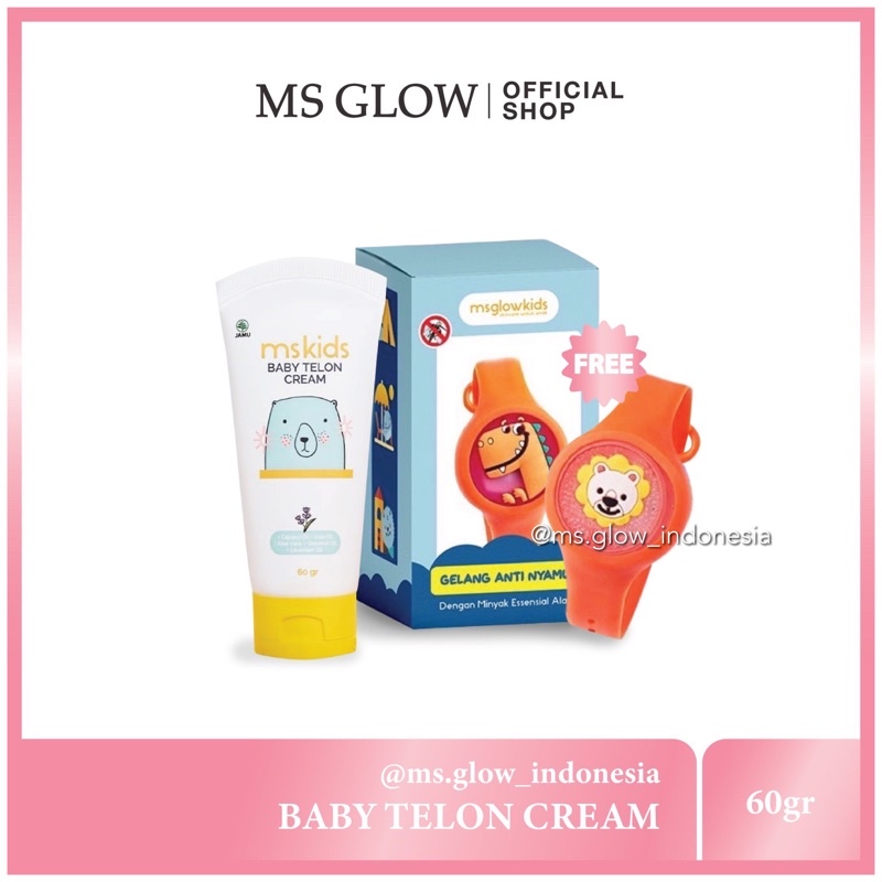 BABY TELON CREAM MSGLOW KIDS (FREE GELANG ANTI NYAMUK)