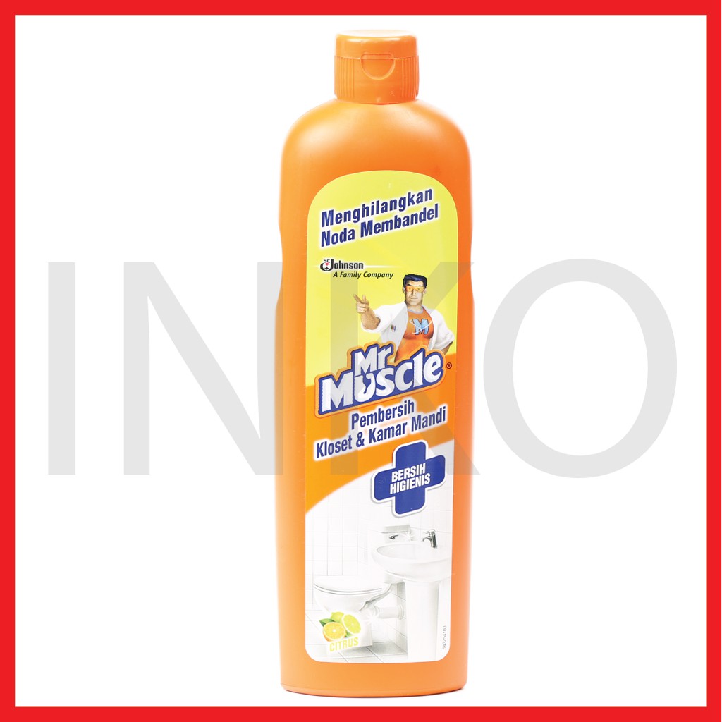 MR MUSCLE PEMBERSIH  KLOSET KAMAR  MANDI  CITRUS  BOTOL 450ML 