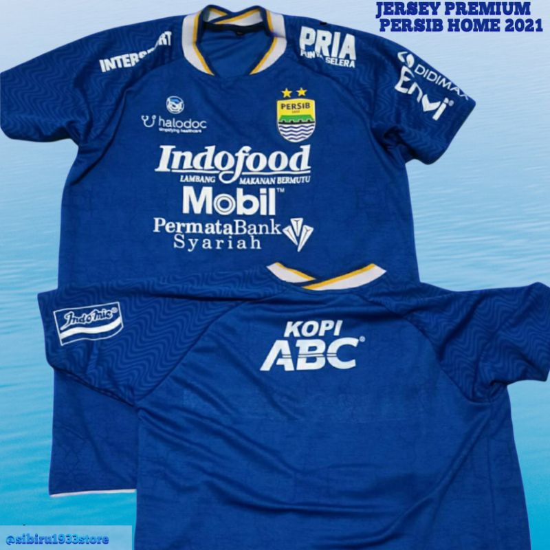 JERSEY PREMIUM PERSIB HOME 2021/JERSEY PINTING PERSIB AWAY 2021/BISA (NAMESET)