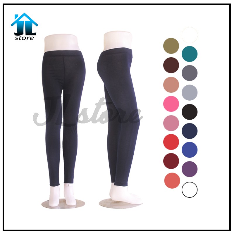 Celana Legging Bahan Spandek Muat utk ukuran M L dan XL