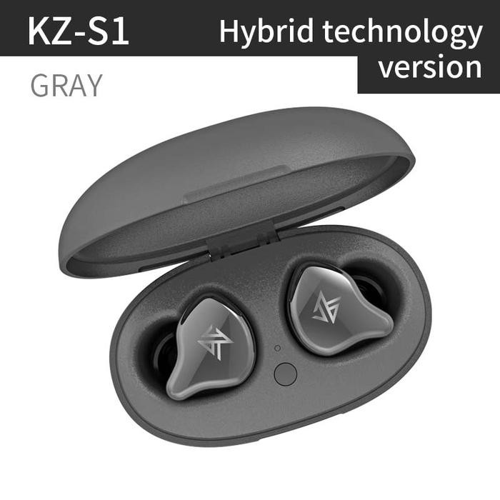 Earphone KZ S1 TWS Headset Earphone Wireless Bluetooth 5.0 Gaming Mode Alt S1 - Dynamic 1DD