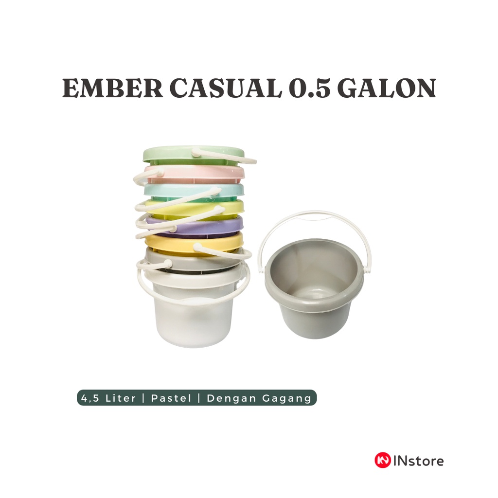 Ember Casual 0.5 Galon Warna Pastel