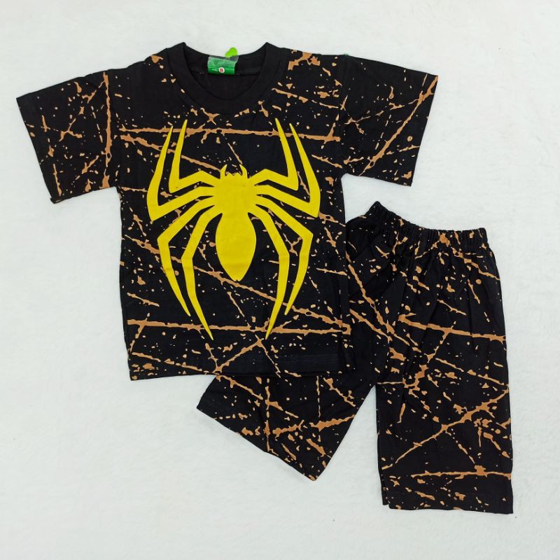 Ss#175 Setelan Anak Laki laki Size 6-24bulan Gambar Superhero / Baju Harian Anak / Pakaian Anak Laki