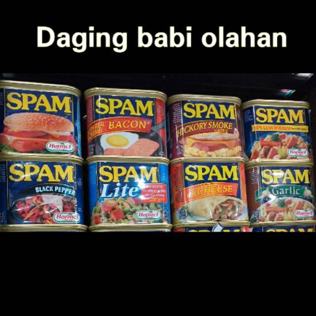 Spam daging babi