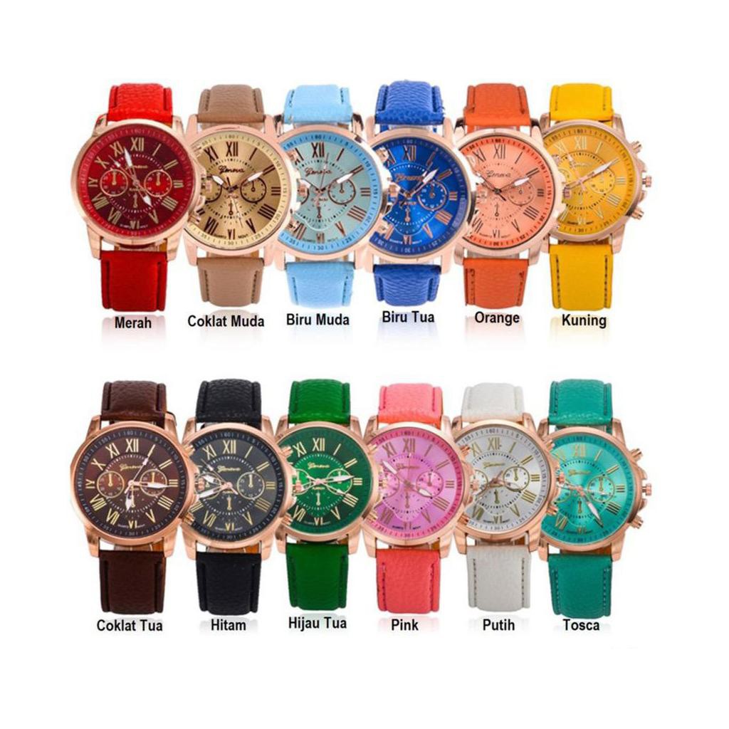 (35gr) JAM TANGAN GENEVA/ READY JAM GENEVA