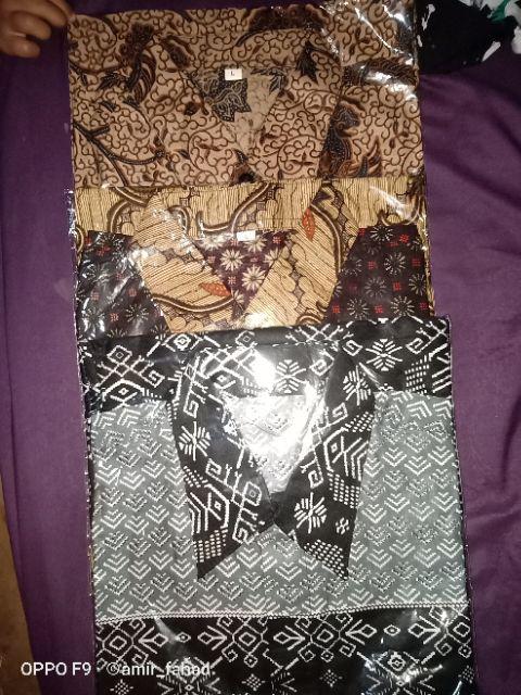 Bswart Batik Hrb026 Kenongo Hem Pendek Anjani Biru Pekalongan M L Xl Batik Pria Murah Modern Grosir