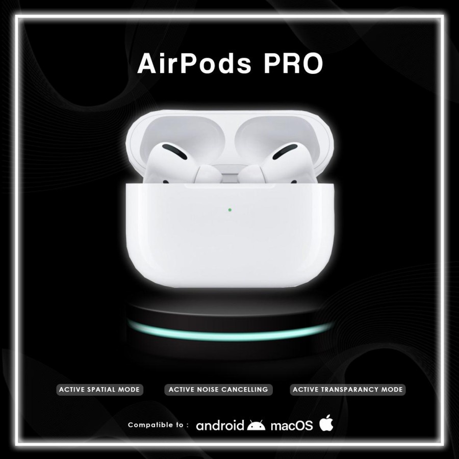 OEM Pods Pro Wireless Charging Lengkap Box Beserta Isinya