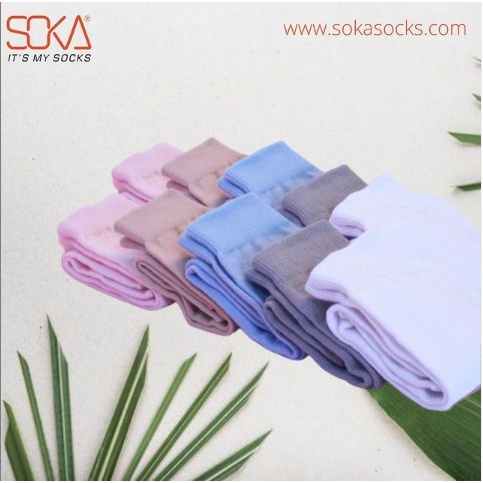 Kaos Kaki Soka Jempol Cotton/Katun | Kaos Kaki Hijab Muslimah Jempol Polos Wanita Dewasa