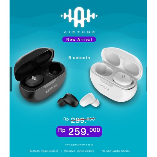 EarBuds Digital Alliance AirTune Touchscreen Wireless Stereo Earbuds - DA AirTune Bluetooth