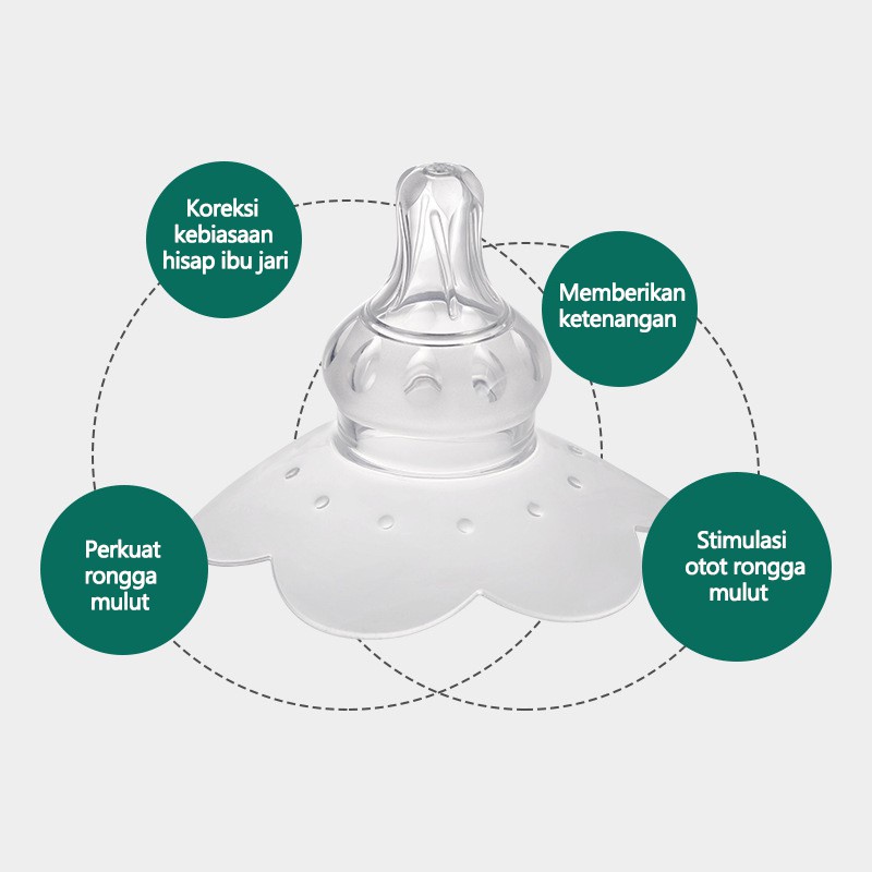 Pelindung Puting Bahan Silikon Untuk Menyusui / nipple shiled/breast pad/C 51