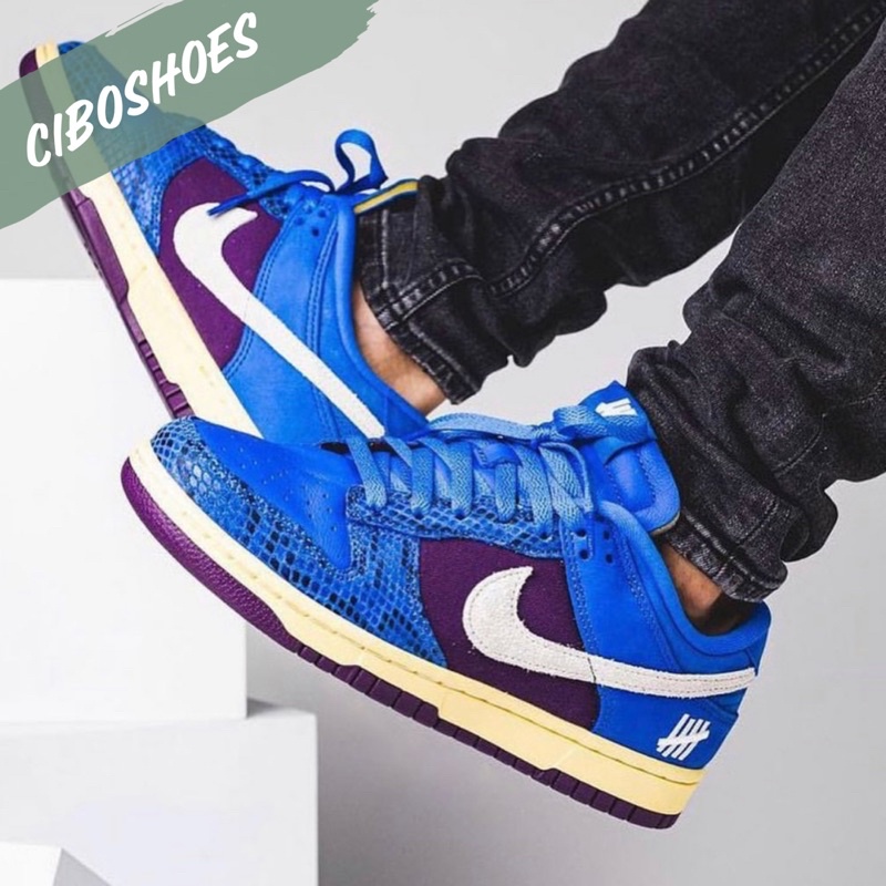 blue suede nike dunks