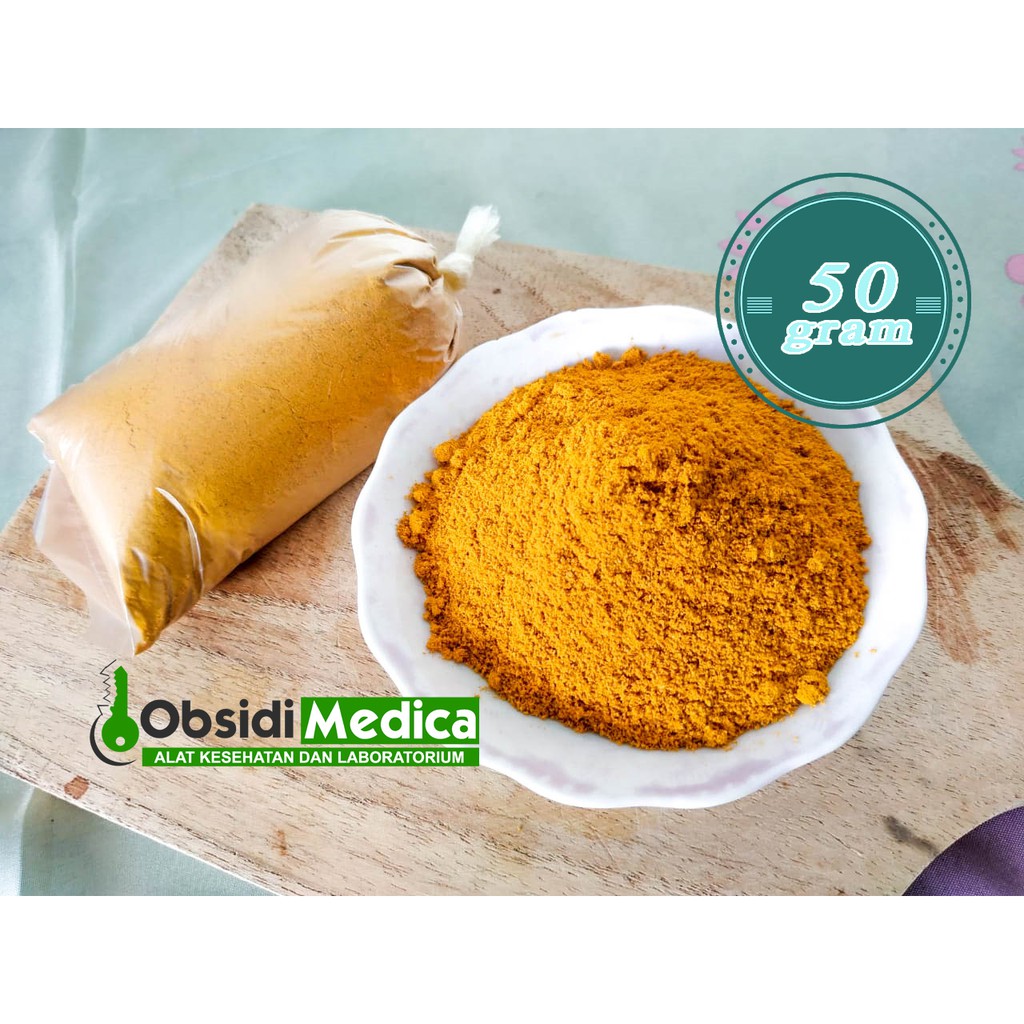 

50 gram Kunyit Kuning Bubuk / Serbuk Kunyit Original 100% Tanpa Bahan Pengawet dan Campuran Lain