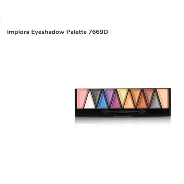 IMPLORA EYESHADOW &amp; BLUSH ON - MAKE UP KIT PALETTE KECANTIKAN WAJAH WANITA BEAUTY TOOLS SERBAGUNA